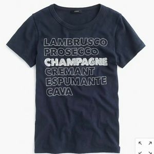 J Crew Champagne T-shirt Size M